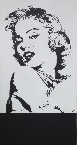 Marilyn Monroe silouhette